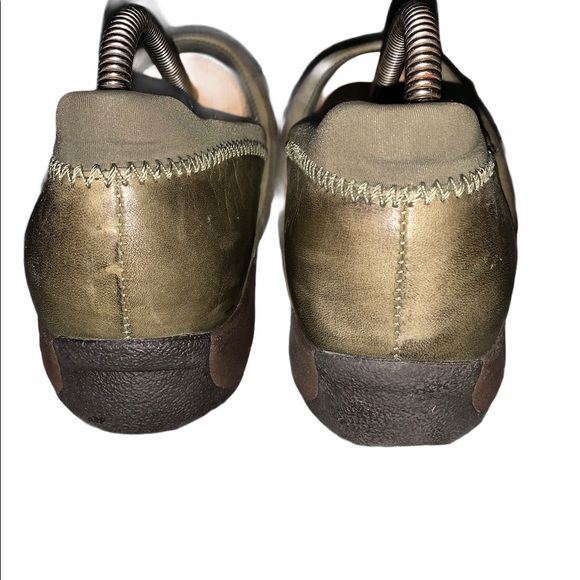 Dansko Sport Green Leather Clogs Shoes - Picture 4 of 6